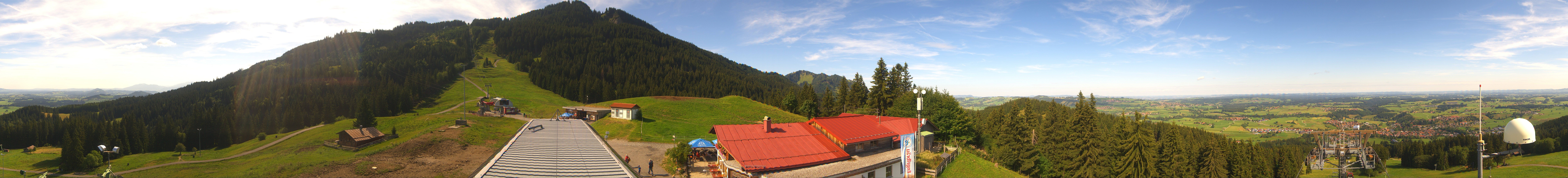 Archiv Foto Webcam Mittelstation Nesselwang