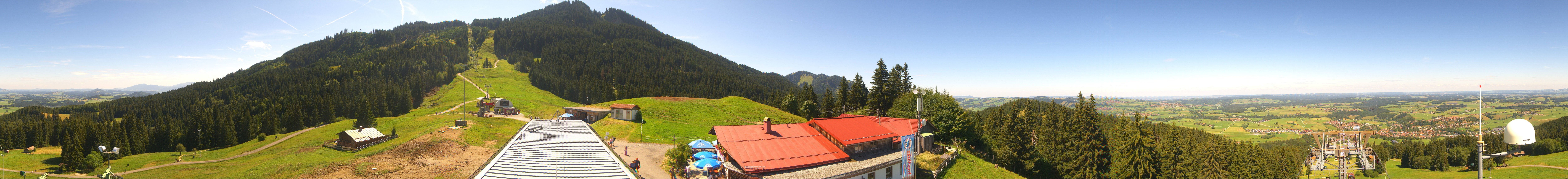 Archiv Foto Webcam Mittelstation Nesselwang