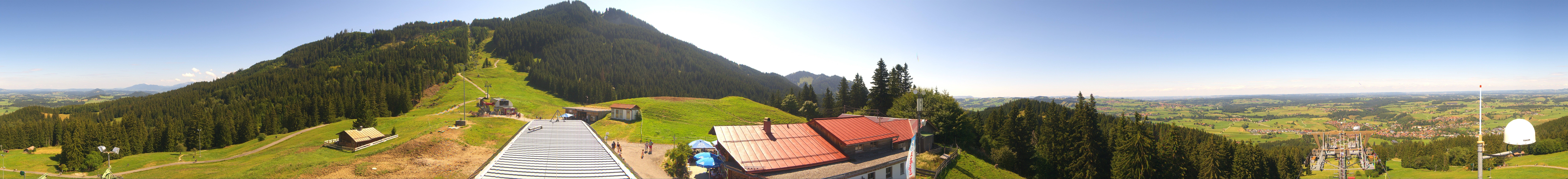 Archiv Foto Webcam Mittelstation Nesselwang