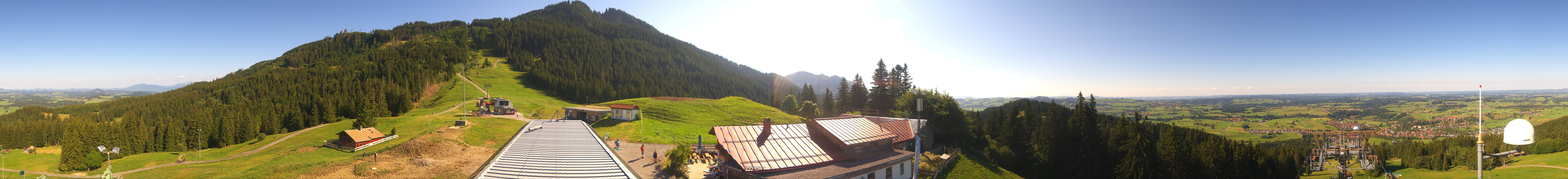 Archiv Foto Webcam Mittelstation Nesselwang