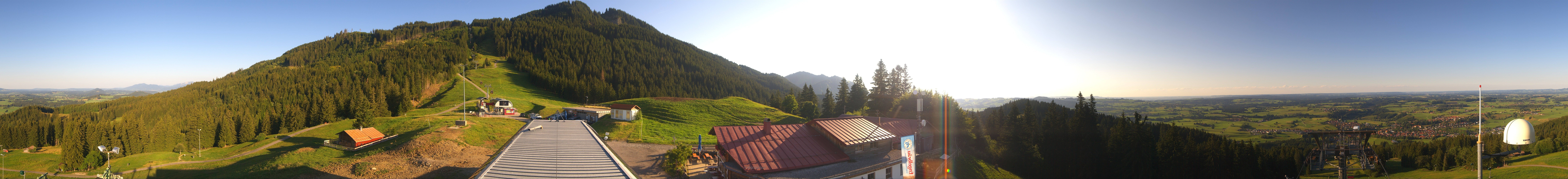 Archiv Foto Webcam Mittelstation Nesselwang