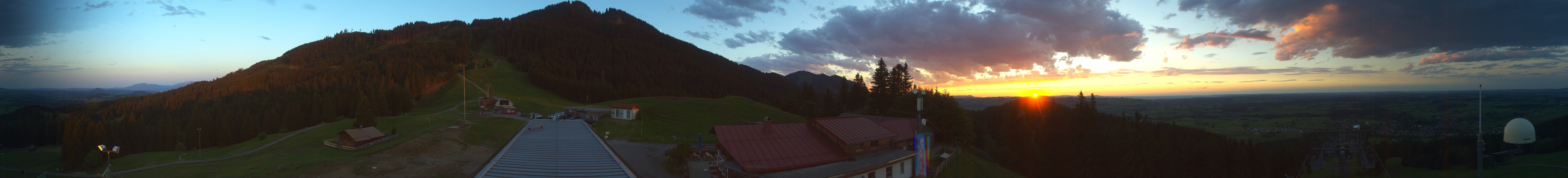 Archiv Foto Webcam Mittelstation Nesselwang