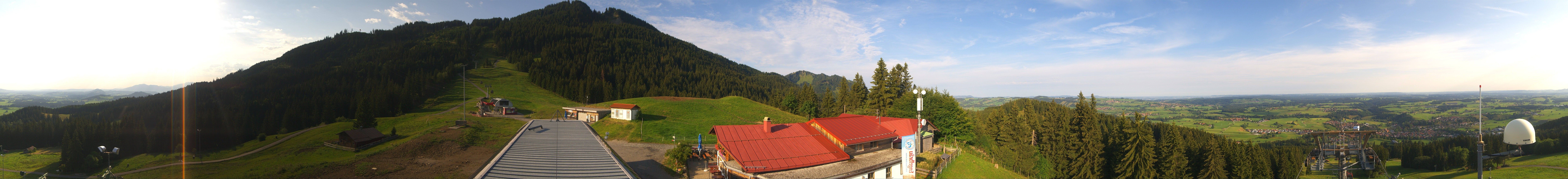 Archiv Foto Webcam Mittelstation Nesselwang