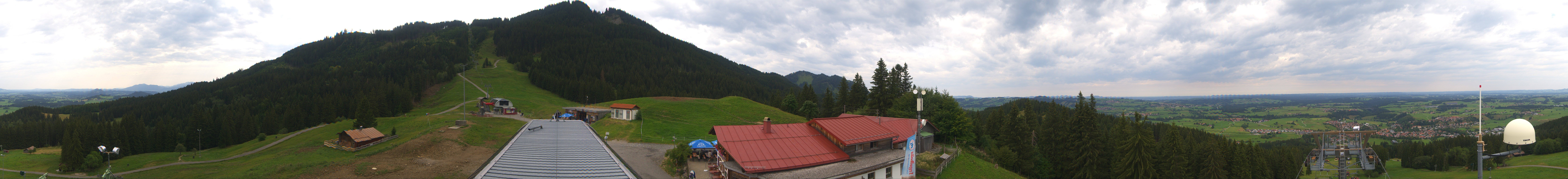 Archiv Foto Webcam Mittelstation Nesselwang