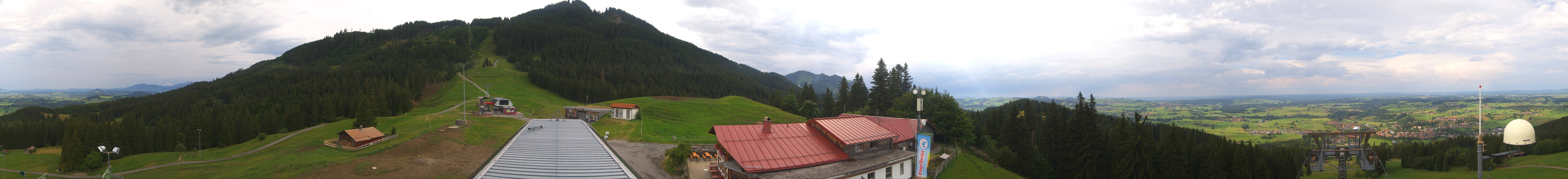 Archiv Foto Webcam Mittelstation Nesselwang