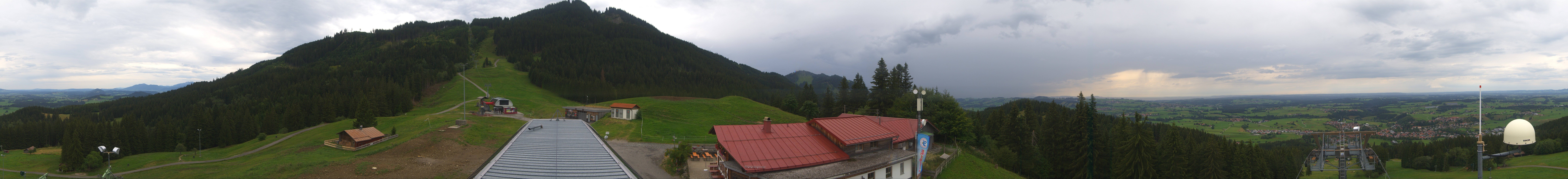Archiv Foto Webcam Mittelstation Nesselwang