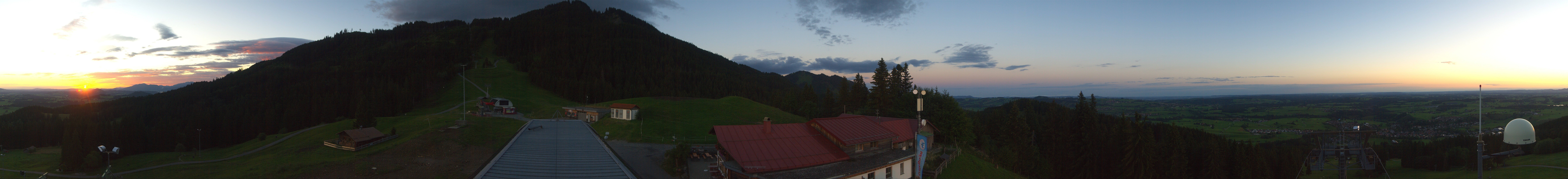 Archived image Webcam Middle station Nesselwang