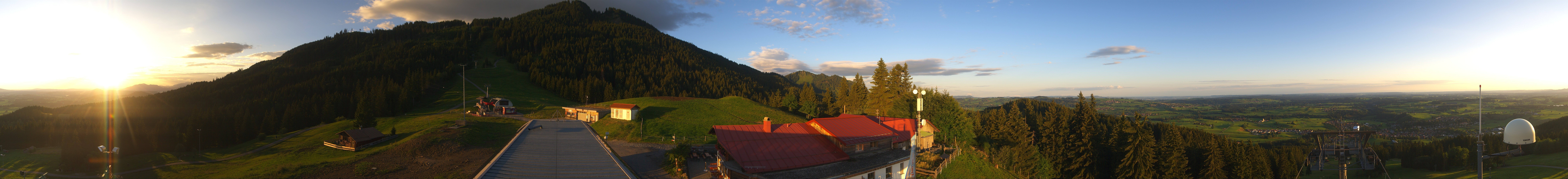 Archived image Webcam Middle station Nesselwang