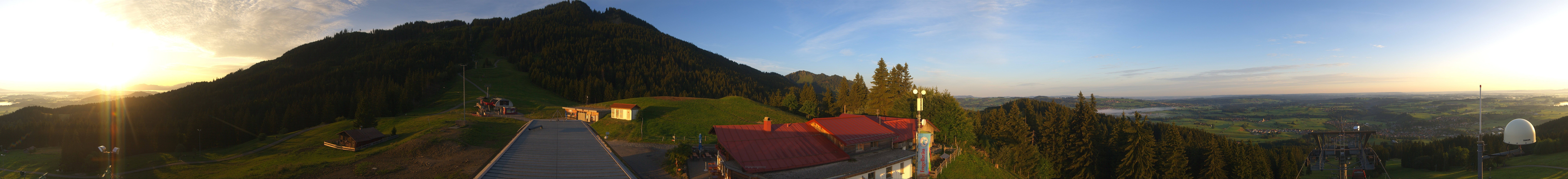 Archiv Foto Webcam Mittelstation Nesselwang