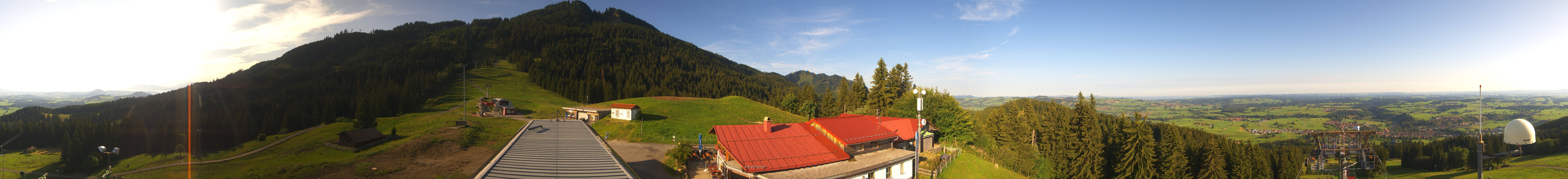 Archiv Foto Webcam Mittelstation Nesselwang