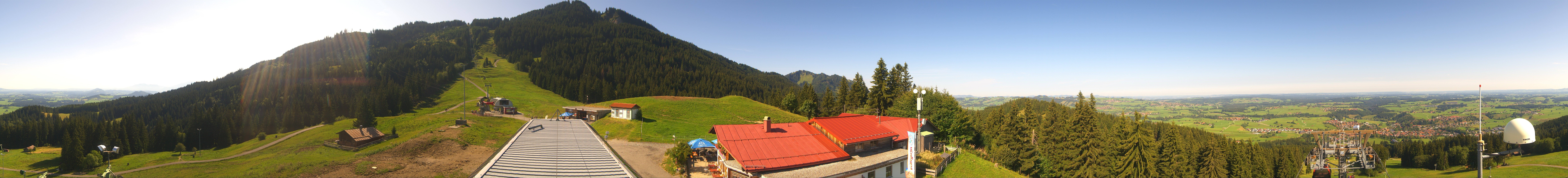 Archiv Foto Webcam Mittelstation Nesselwang