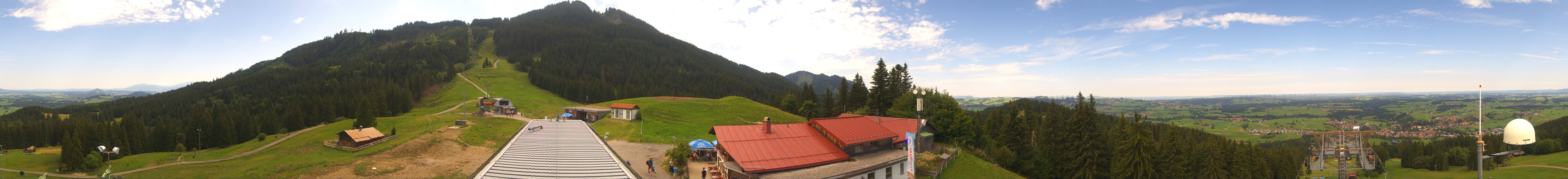 Archiv Foto Webcam Mittelstation Nesselwang
