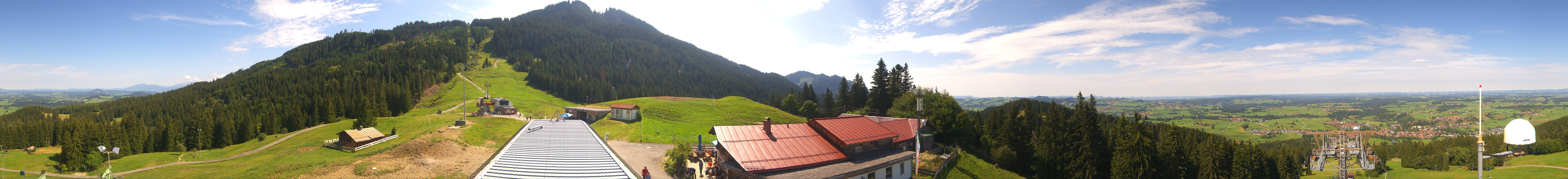Archiv Foto Webcam Mittelstation Nesselwang