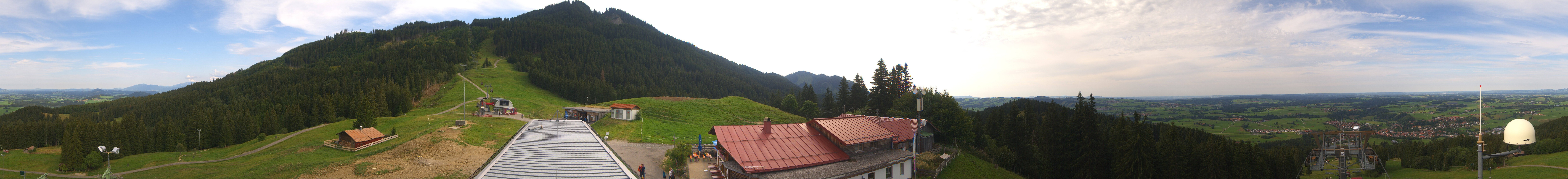 Archiv Foto Webcam Mittelstation Nesselwang