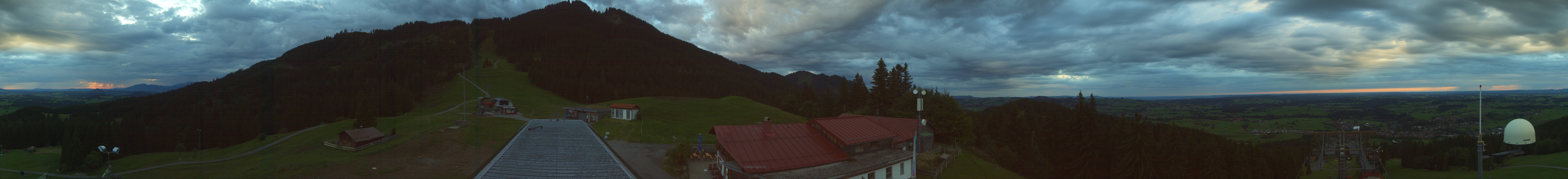 Archived image Webcam Middle station Nesselwang