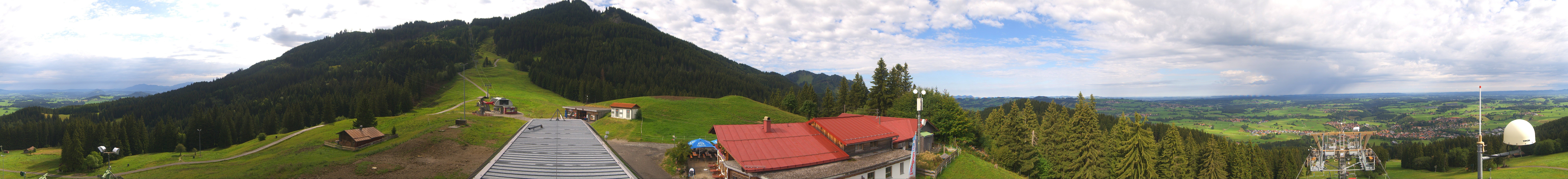 Archived image Webcam Middle station Nesselwang