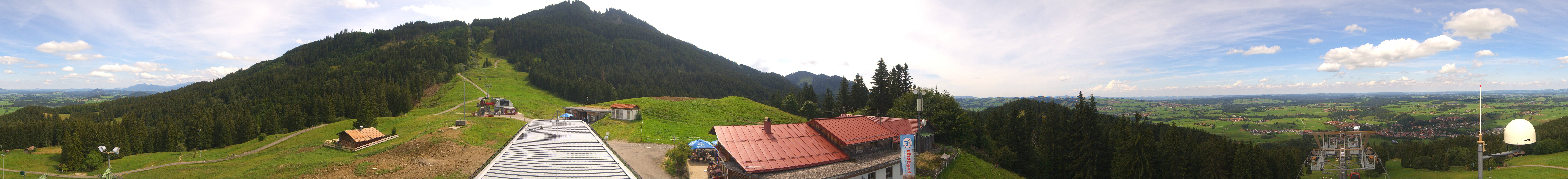 Archived image Webcam Middle station Nesselwang