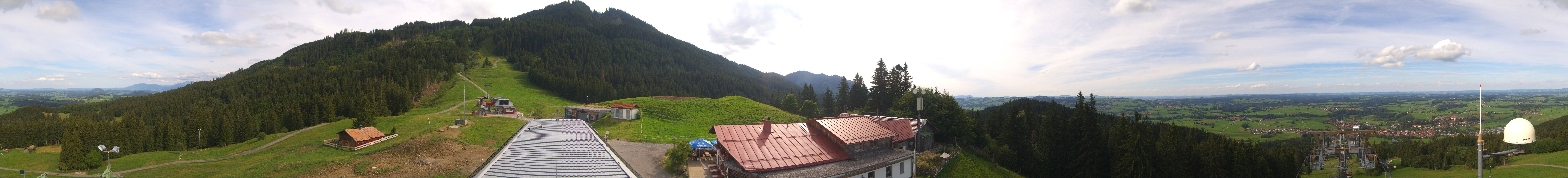 Archived image Webcam Middle station Nesselwang