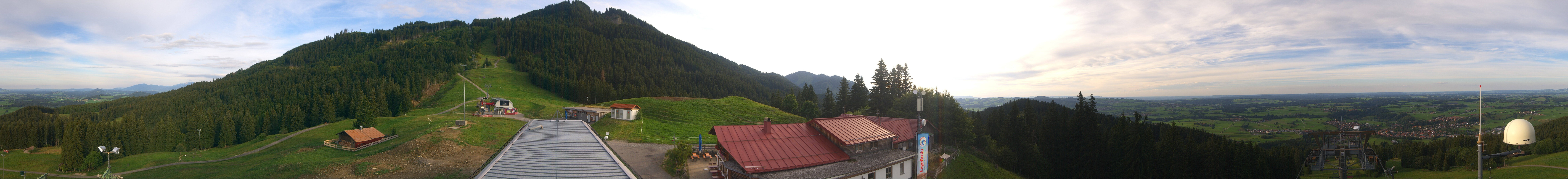Archived image Webcam Middle station Nesselwang