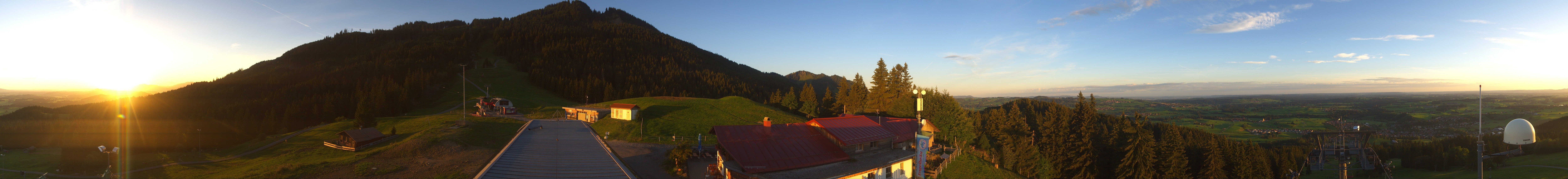 Archiv Foto Webcam Mittelstation Nesselwang