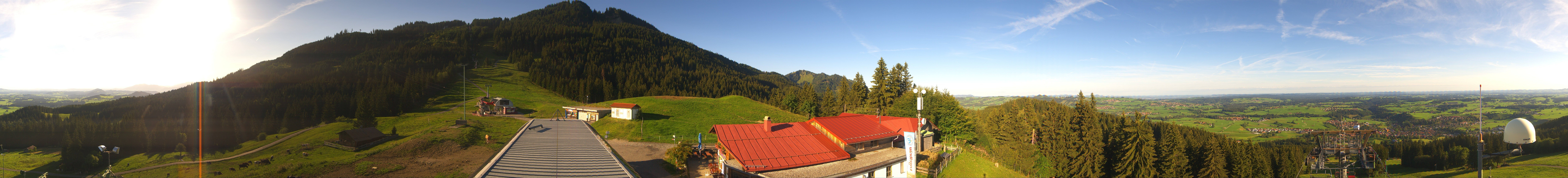 Archiv Foto Webcam Mittelstation Nesselwang