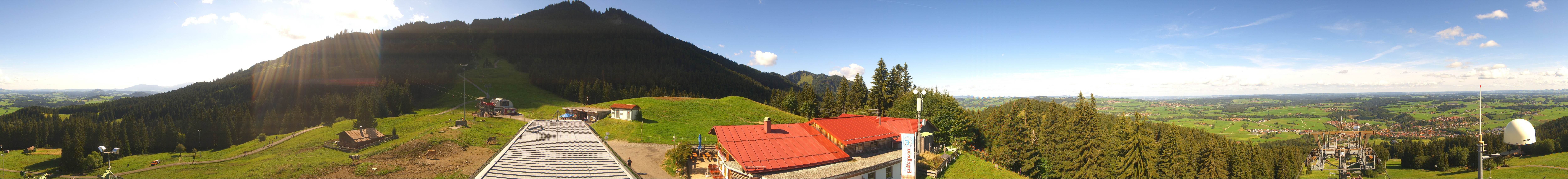 Archiv Foto Webcam Mittelstation Nesselwang