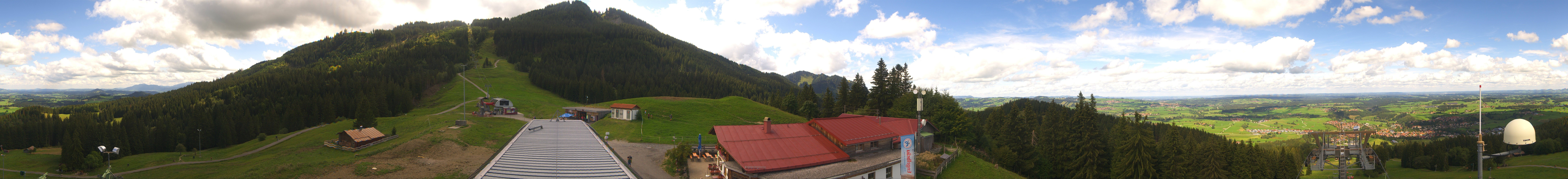 Archiv Foto Webcam Mittelstation Nesselwang