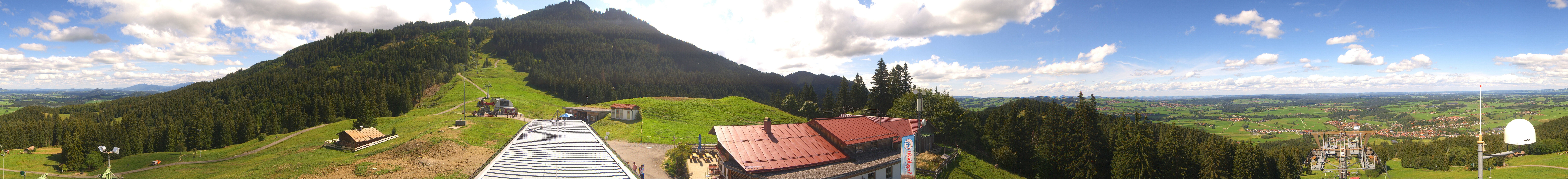 Archiv Foto Webcam Mittelstation Nesselwang