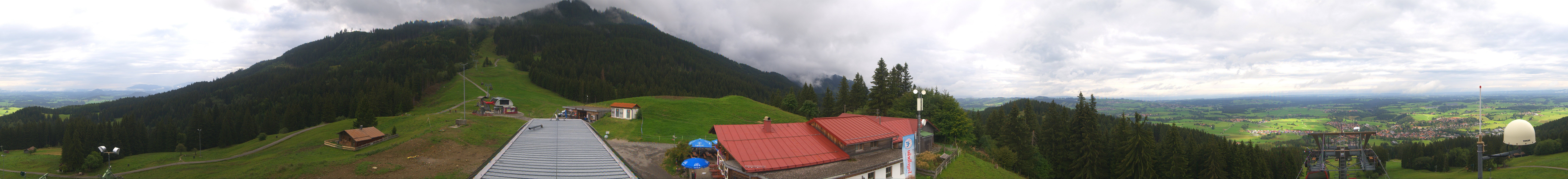 Archiv Foto Webcam Mittelstation Nesselwang