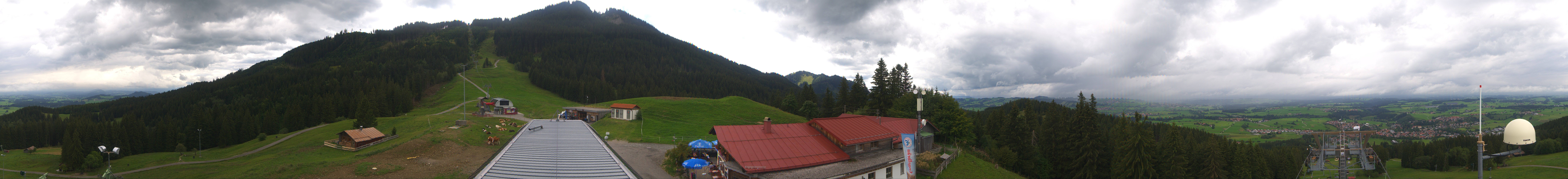 Archiv Foto Webcam Mittelstation Nesselwang