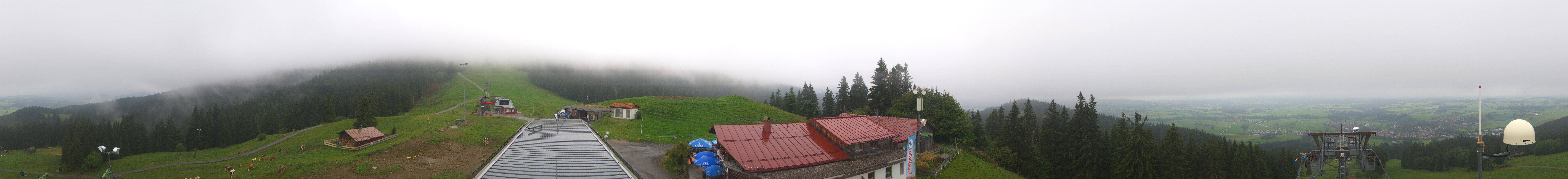 Archiv Foto Webcam Mittelstation Nesselwang