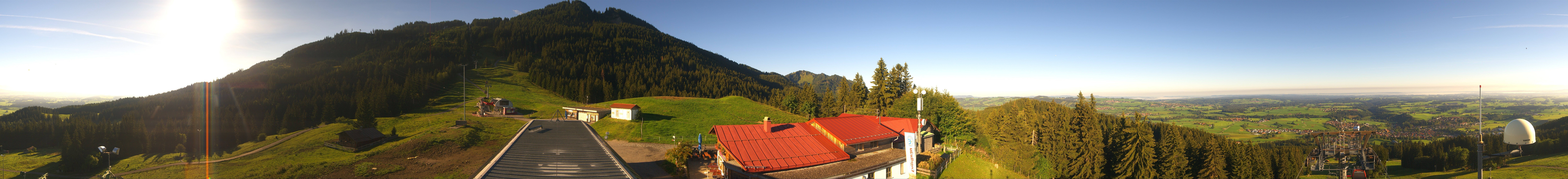 Archiv Foto Webcam Mittelstation Nesselwang