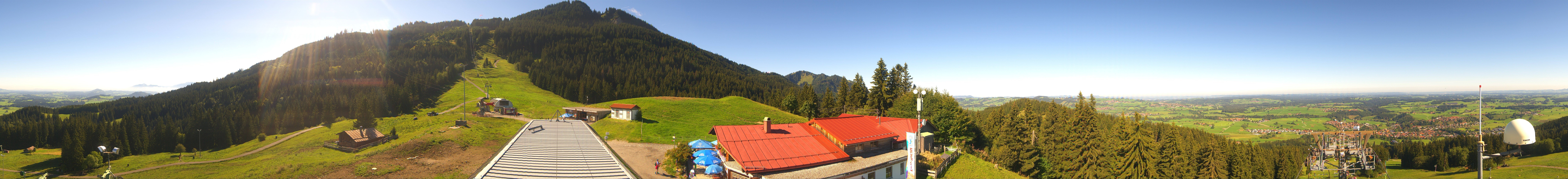 Archiv Foto Webcam Mittelstation Nesselwang