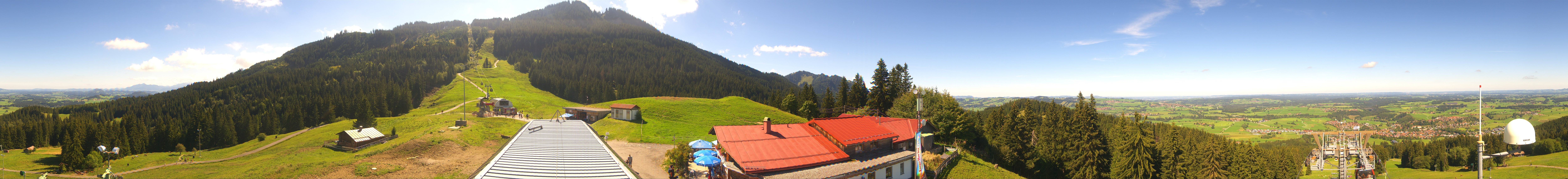 Archiv Foto Webcam Mittelstation Nesselwang