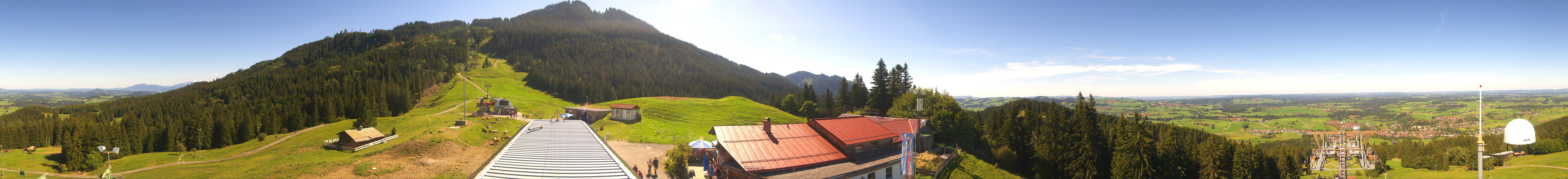 Archiv Foto Webcam Mittelstation Nesselwang