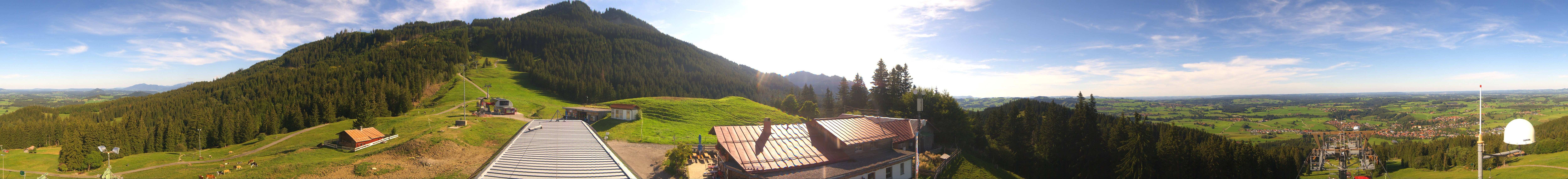 Archiv Foto Webcam Mittelstation Nesselwang