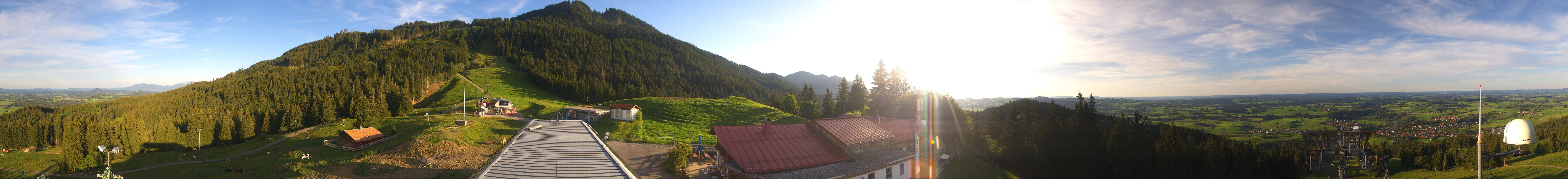 Archiv Foto Webcam Mittelstation Nesselwang