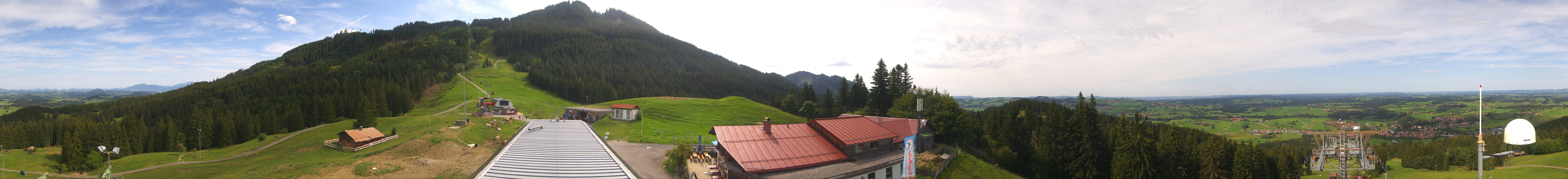 Archiv Foto Webcam Mittelstation Nesselwang