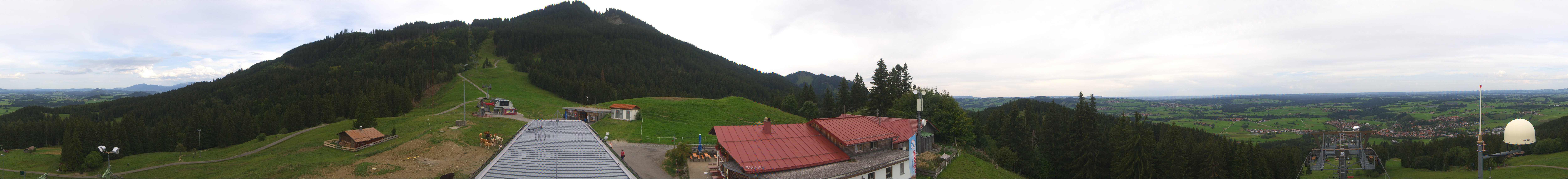 Archiv Foto Webcam Mittelstation Nesselwang