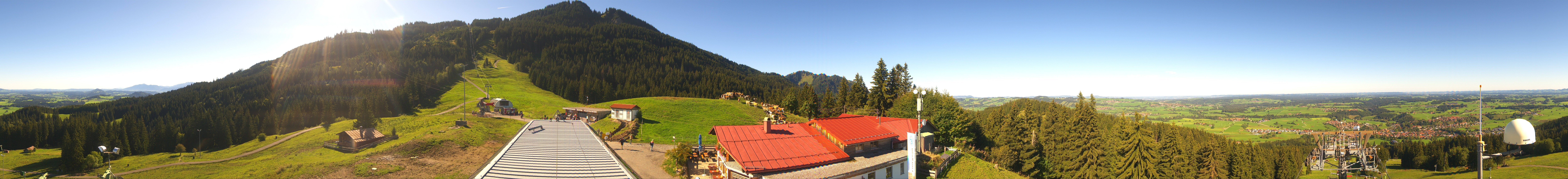 Archiv Foto Webcam Mittelstation Nesselwang