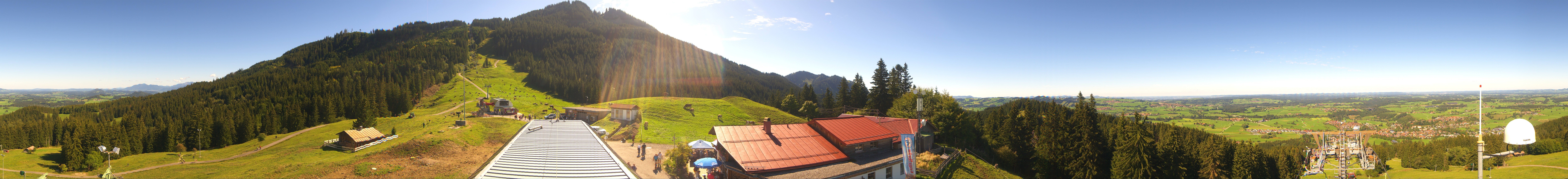 Archiv Foto Webcam Mittelstation Nesselwang