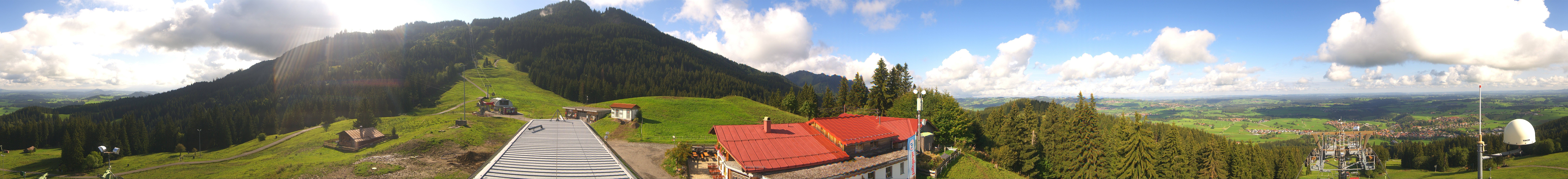 Archiv Foto Webcam Mittelstation Nesselwang