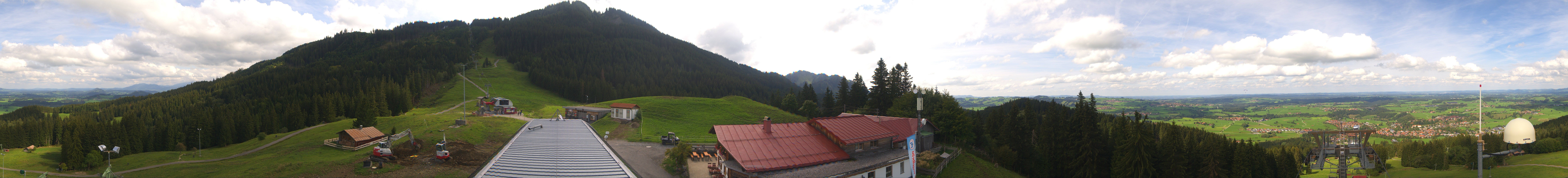 Archiv Foto Webcam Mittelstation Nesselwang
