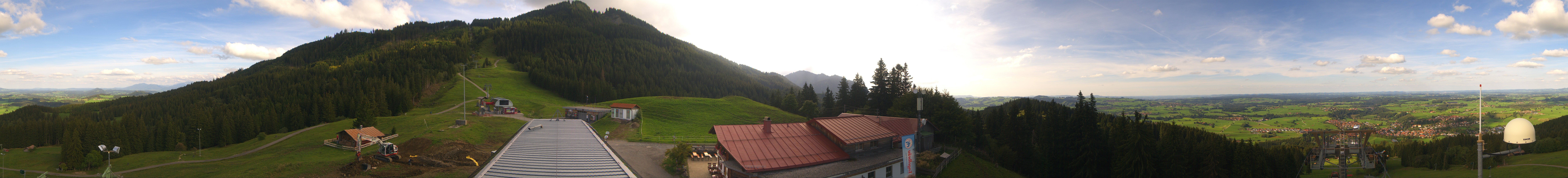 Archiv Foto Webcam Mittelstation Nesselwang