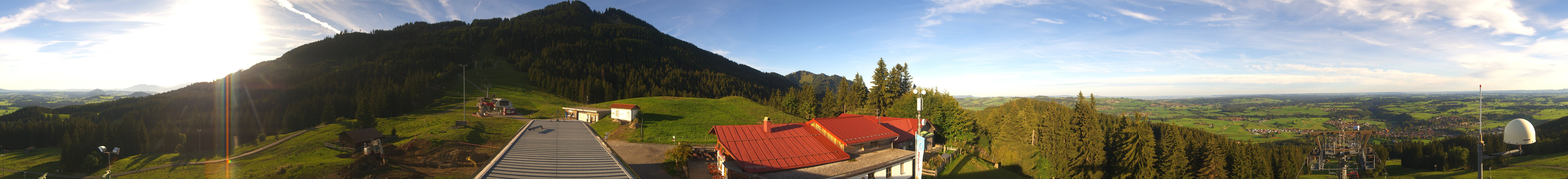 Archived image Webcam Middle station Nesselwang