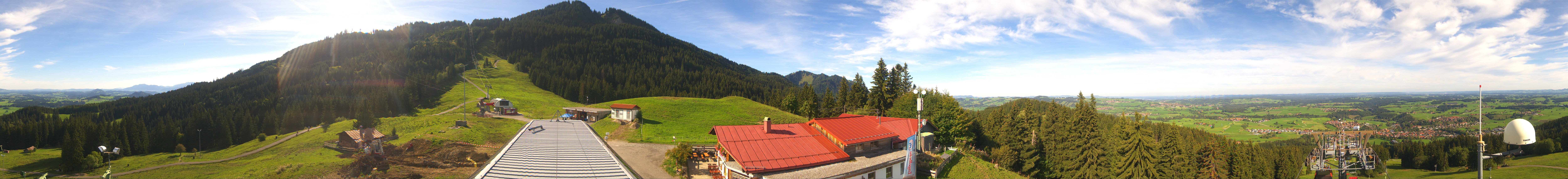 Archived image Webcam Middle station Nesselwang