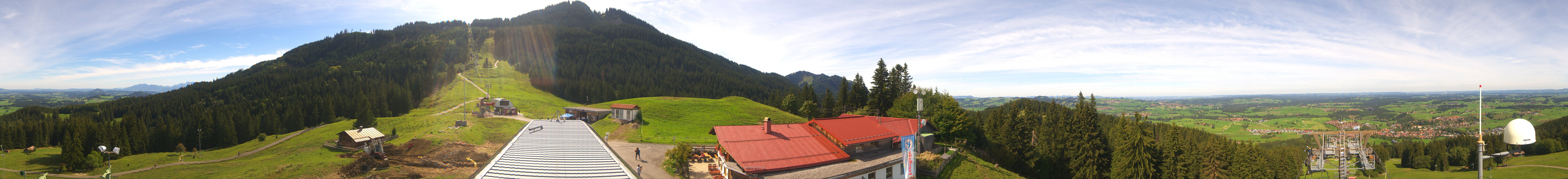Archived image Webcam Middle station Nesselwang