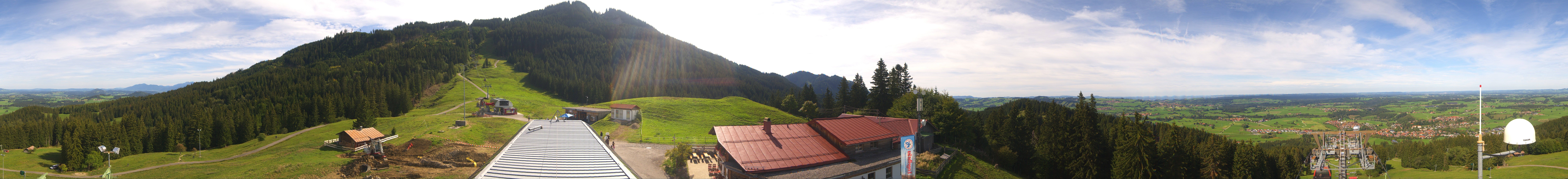Archived image Webcam Middle station Nesselwang