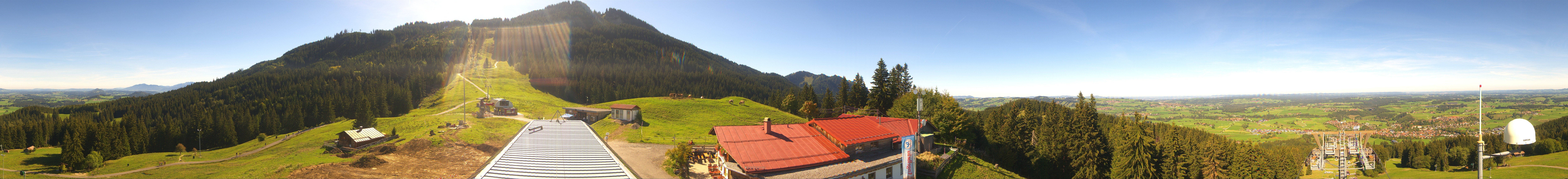 Archiv Foto Webcam Mittelstation Nesselwang