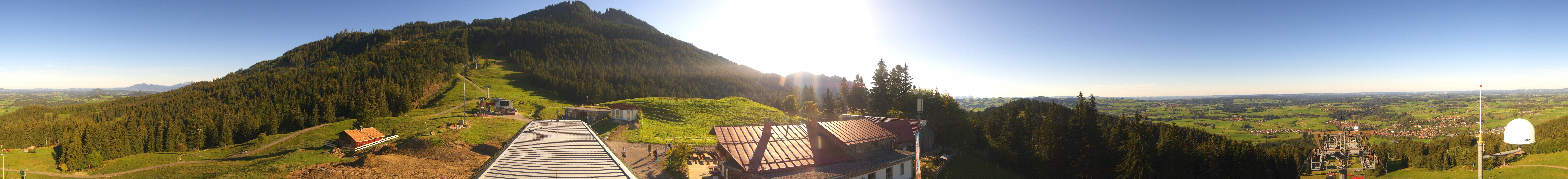 Archiv Foto Webcam Mittelstation Nesselwang